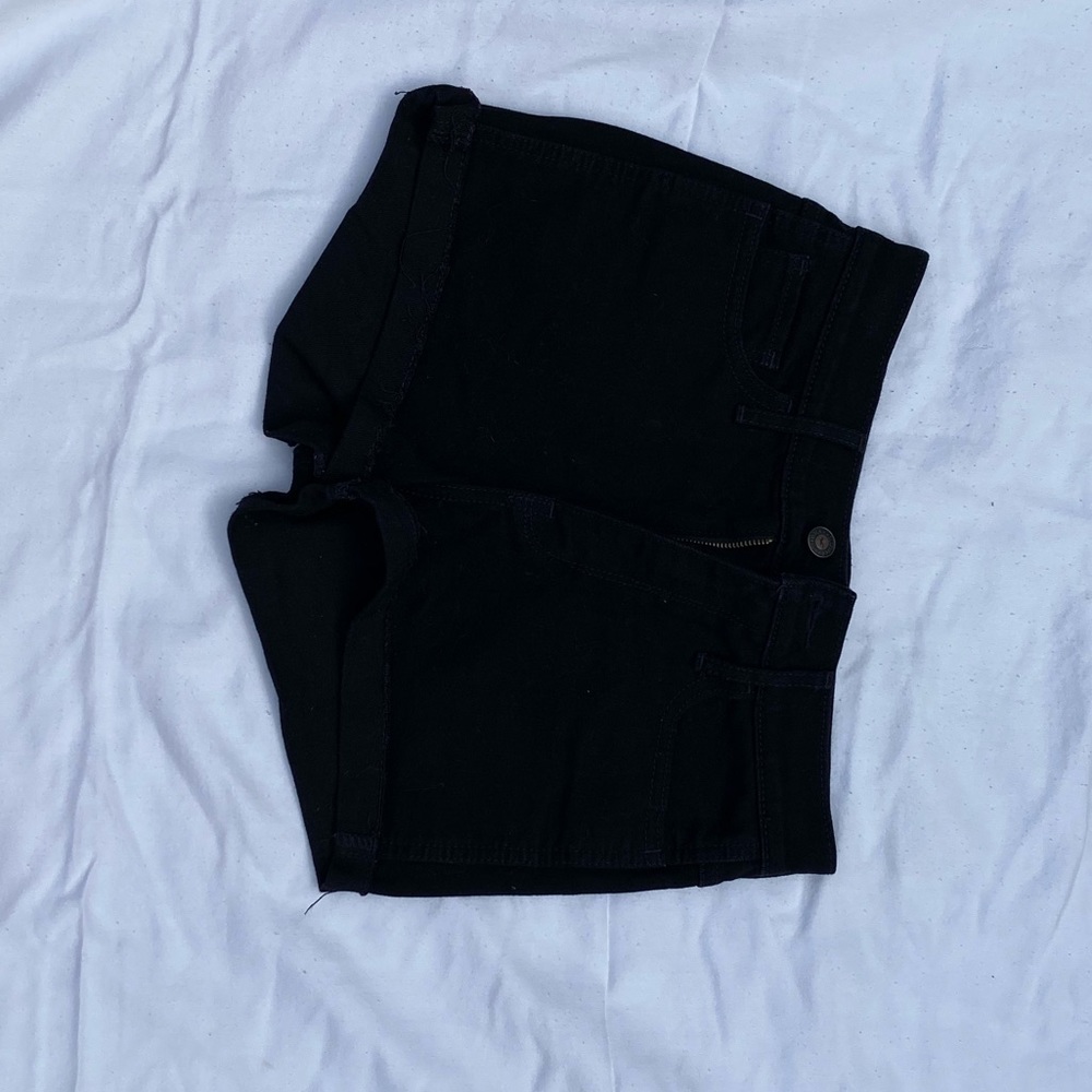 Black Hollister Jean shorts